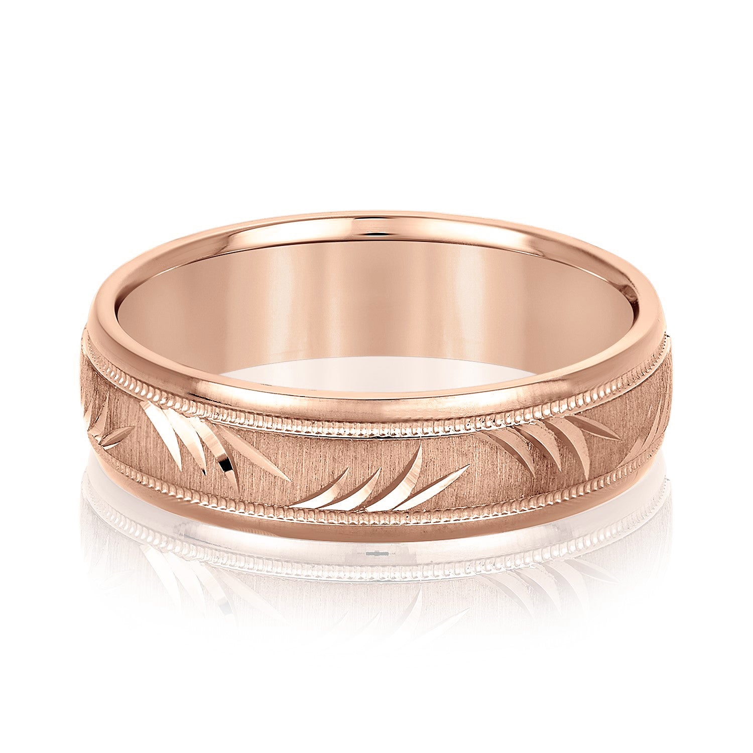 Men's Nature Inspired Diagonal Leaf Band-VIRABYANI